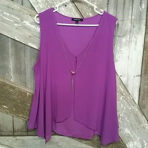 Relativity sleeveless blouse NWOT